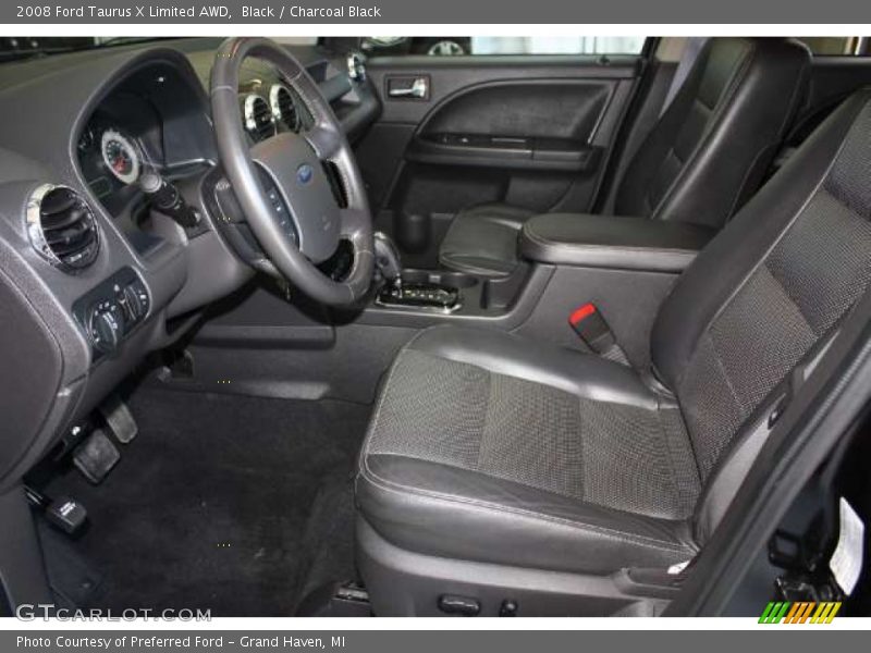 Black / Charcoal Black 2008 Ford Taurus X Limited AWD