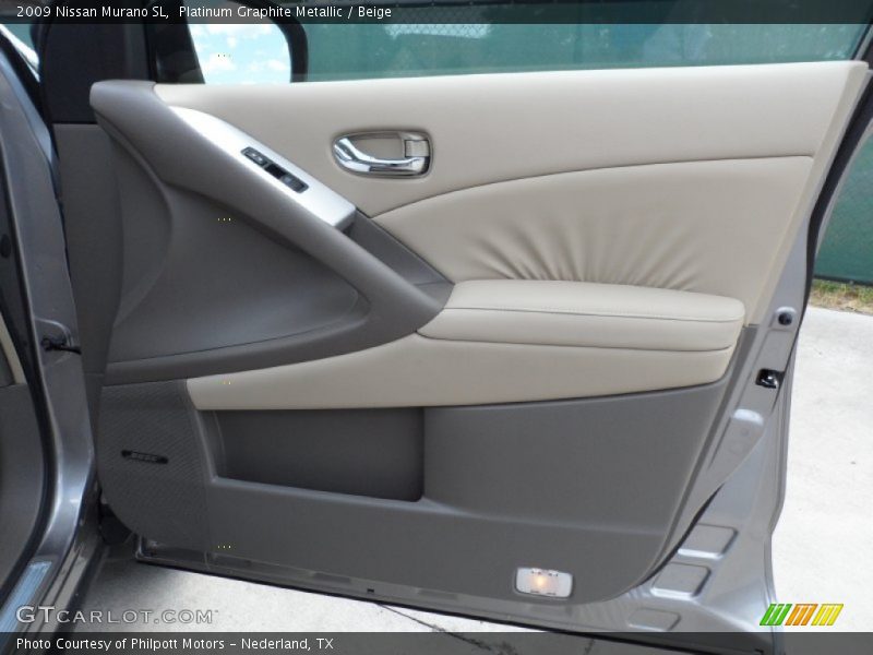 Platinum Graphite Metallic / Beige 2009 Nissan Murano SL