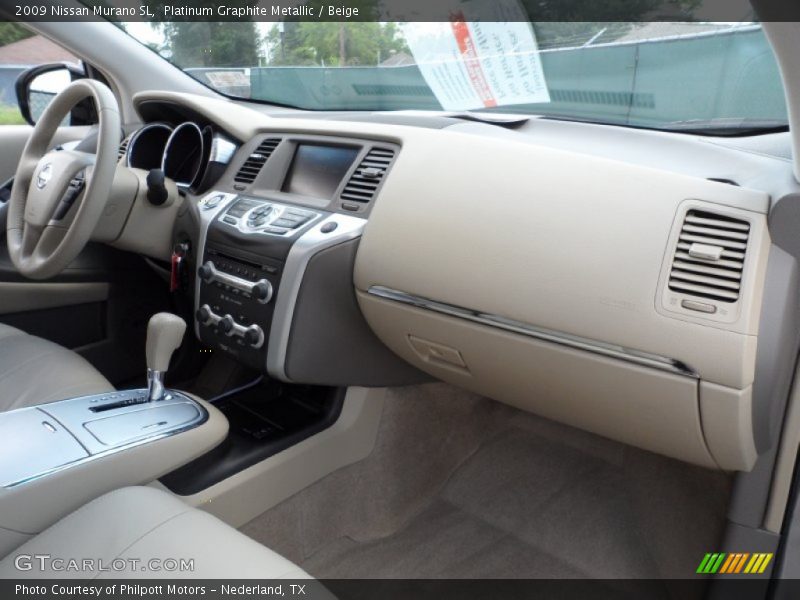 Platinum Graphite Metallic / Beige 2009 Nissan Murano SL