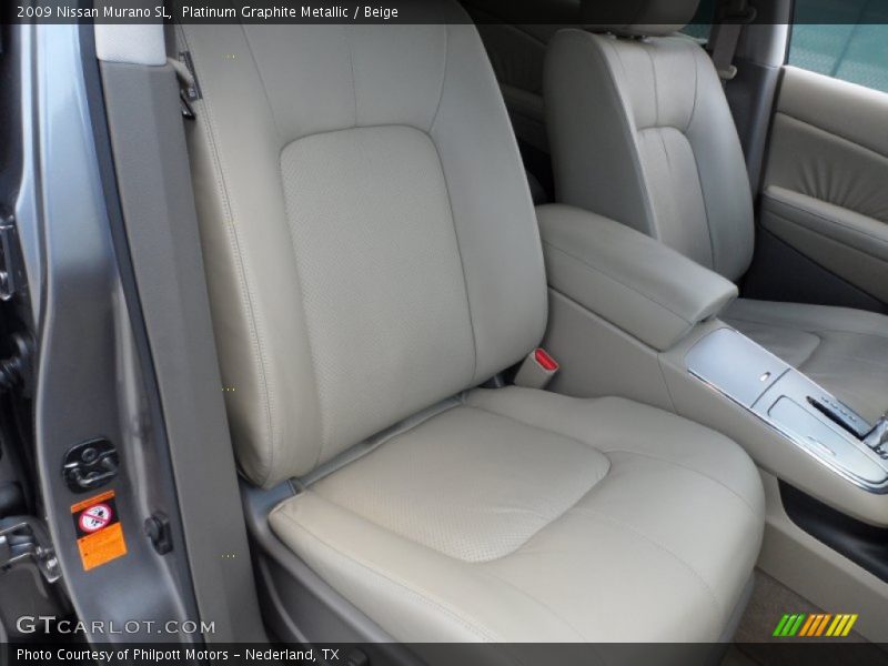 Platinum Graphite Metallic / Beige 2009 Nissan Murano SL