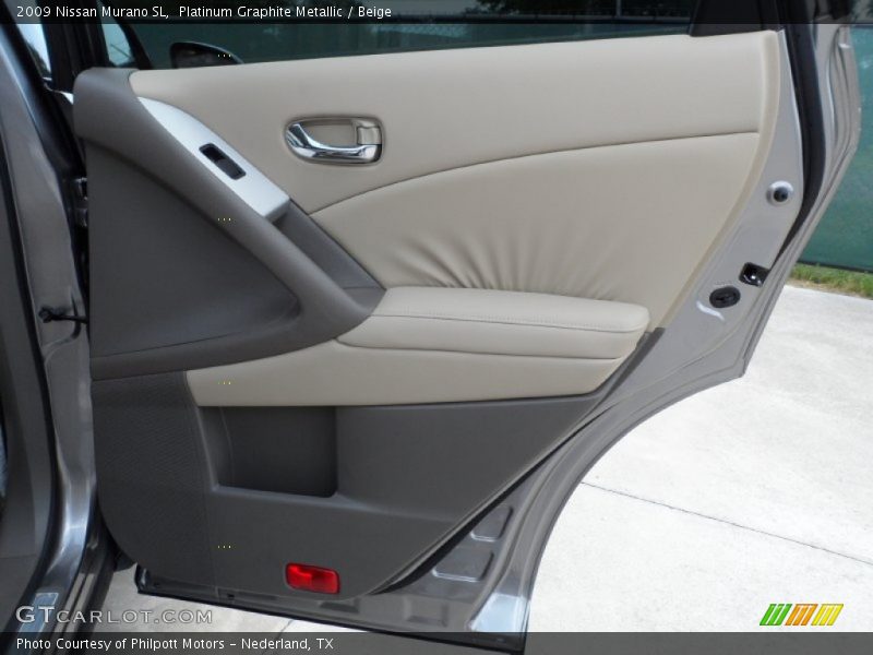 Platinum Graphite Metallic / Beige 2009 Nissan Murano SL