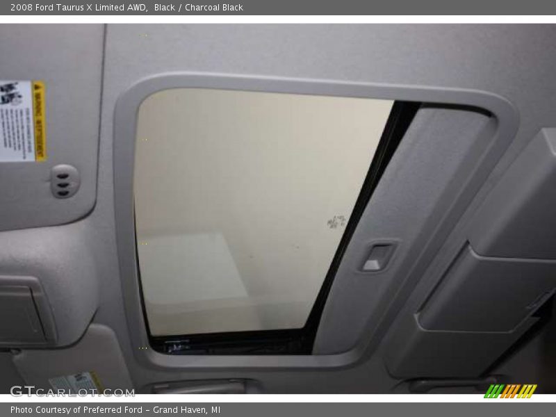 Black / Charcoal Black 2008 Ford Taurus X Limited AWD
