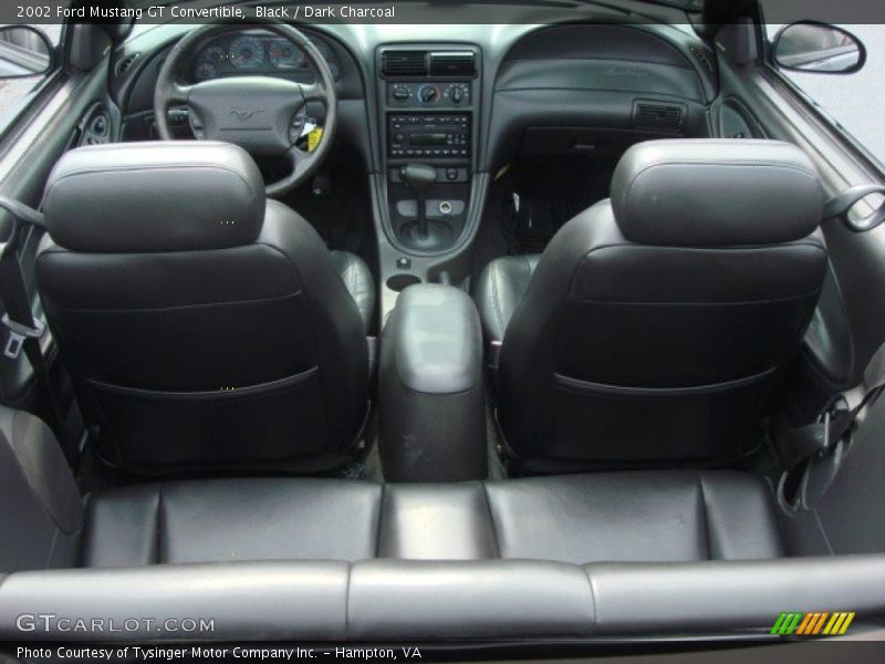 Black / Dark Charcoal 2002 Ford Mustang GT Convertible