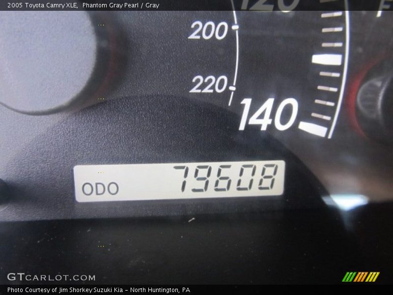 Phantom Gray Pearl / Gray 2005 Toyota Camry XLE