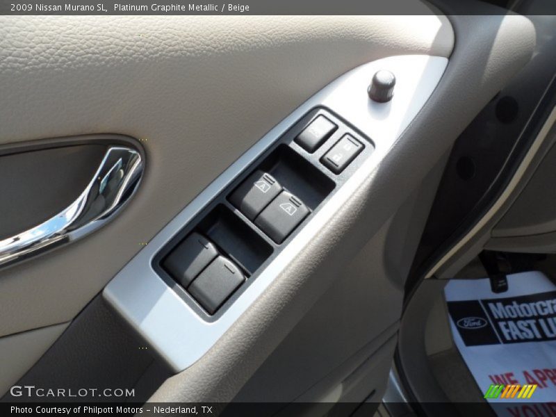 Platinum Graphite Metallic / Beige 2009 Nissan Murano SL