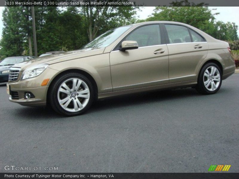 Sand Beige Metallic / Almond/Mocha 2010 Mercedes-Benz C 300 Luxury