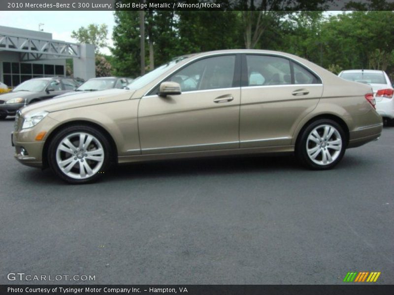 Sand Beige Metallic / Almond/Mocha 2010 Mercedes-Benz C 300 Luxury