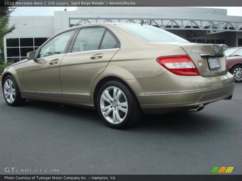 Sand Beige Metallic / Almond/Mocha 2010 Mercedes-Benz C 300 Luxury