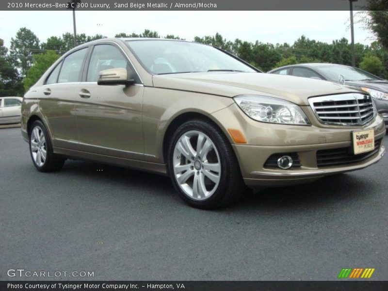 Sand Beige Metallic / Almond/Mocha 2010 Mercedes-Benz C 300 Luxury