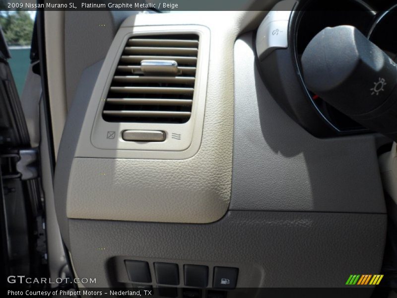 Platinum Graphite Metallic / Beige 2009 Nissan Murano SL