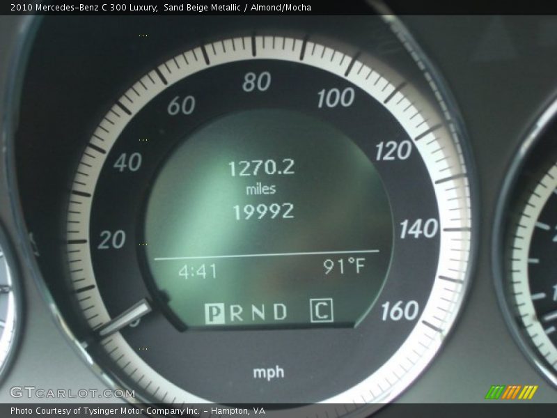 Sand Beige Metallic / Almond/Mocha 2010 Mercedes-Benz C 300 Luxury