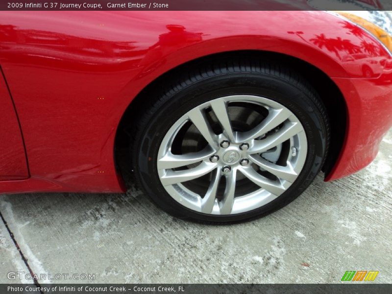 Garnet Ember / Stone 2009 Infiniti G 37 Journey Coupe