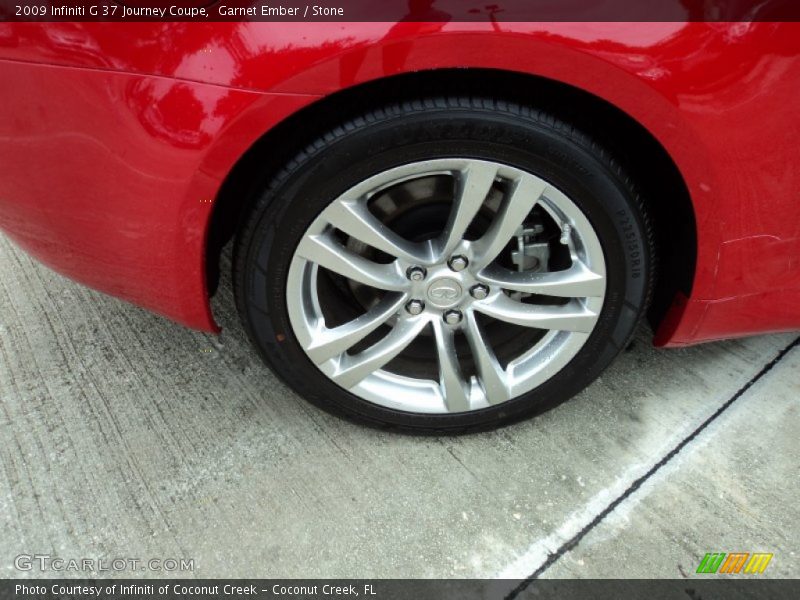 Garnet Ember / Stone 2009 Infiniti G 37 Journey Coupe