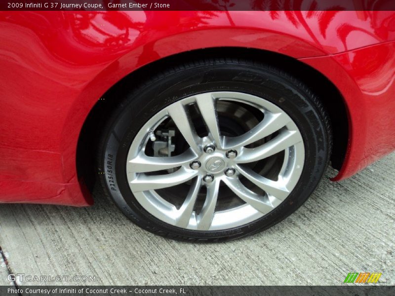 Garnet Ember / Stone 2009 Infiniti G 37 Journey Coupe