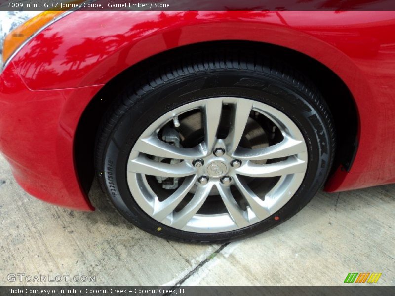 Garnet Ember / Stone 2009 Infiniti G 37 Journey Coupe