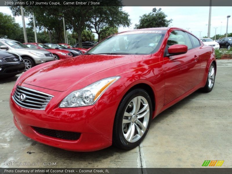 Garnet Ember / Stone 2009 Infiniti G 37 Journey Coupe