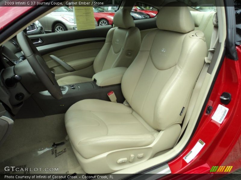 Garnet Ember / Stone 2009 Infiniti G 37 Journey Coupe