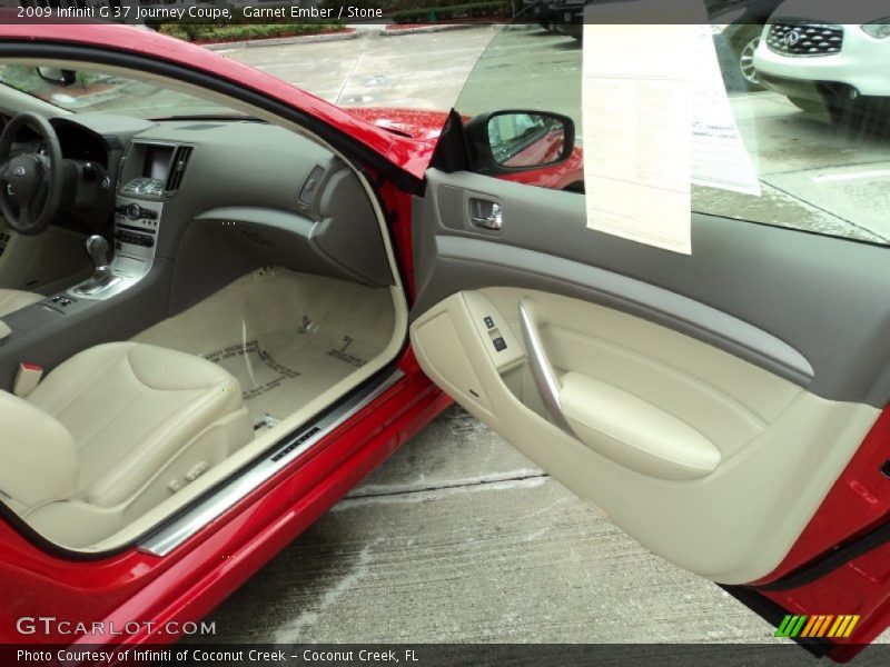 Garnet Ember / Stone 2009 Infiniti G 37 Journey Coupe