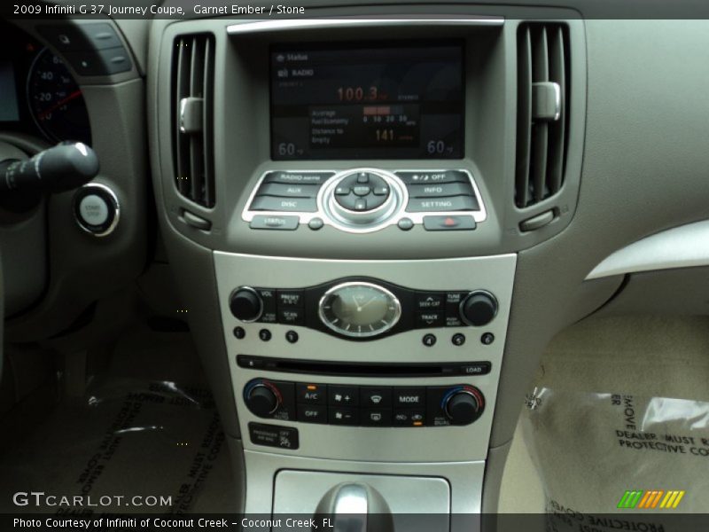 Garnet Ember / Stone 2009 Infiniti G 37 Journey Coupe