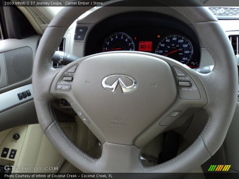 Garnet Ember / Stone 2009 Infiniti G 37 Journey Coupe