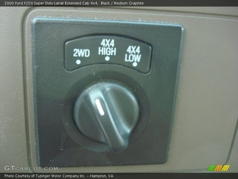 Black / Medium Graphite 2000 Ford F250 Super Duty Lariat Extended Cab 4x4