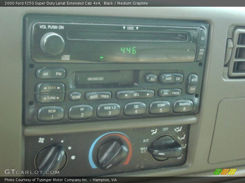 Black / Medium Graphite 2000 Ford F250 Super Duty Lariat Extended Cab 4x4