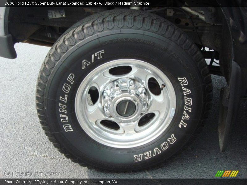 Black / Medium Graphite 2000 Ford F250 Super Duty Lariat Extended Cab 4x4