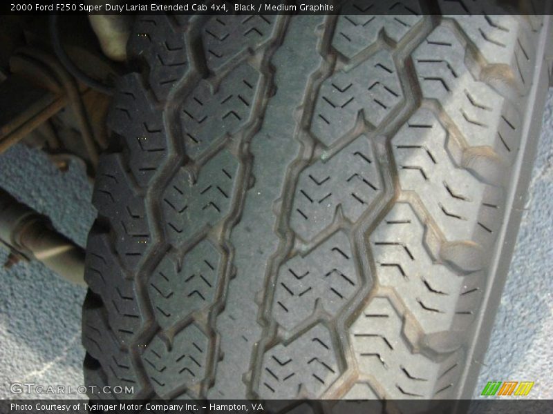 Black / Medium Graphite 2000 Ford F250 Super Duty Lariat Extended Cab 4x4