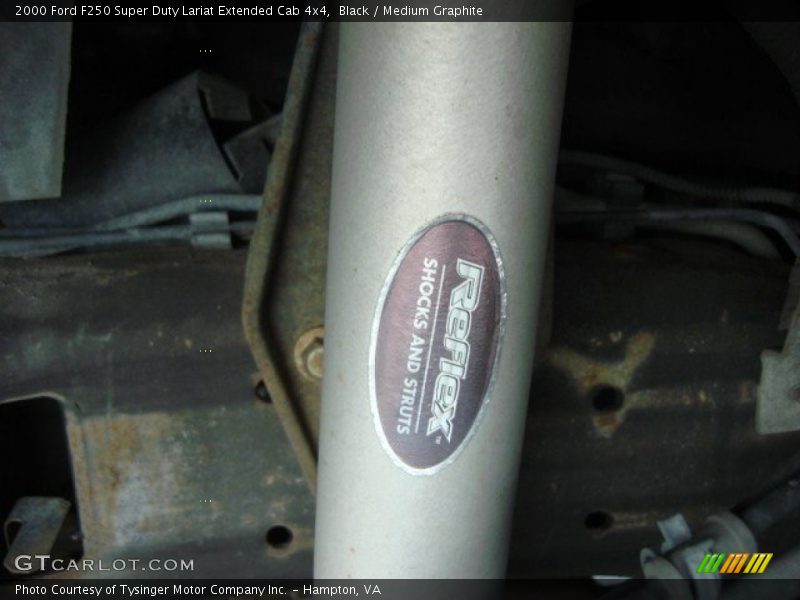 Black / Medium Graphite 2000 Ford F250 Super Duty Lariat Extended Cab 4x4