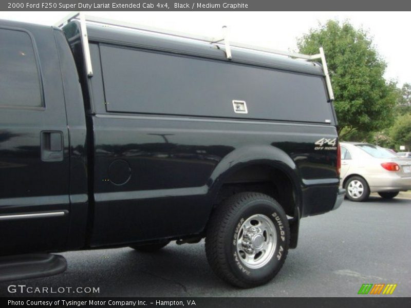 Black / Medium Graphite 2000 Ford F250 Super Duty Lariat Extended Cab 4x4