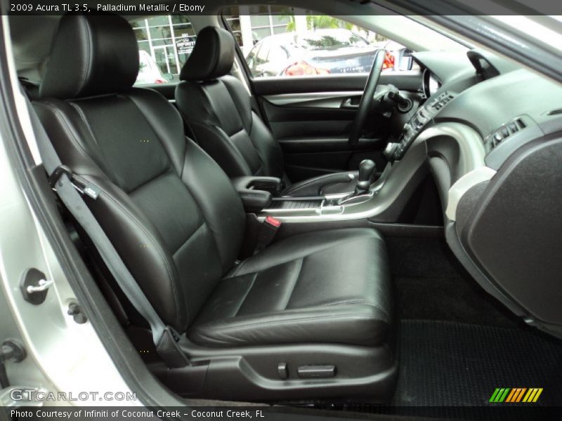 Palladium Metallic / Ebony 2009 Acura TL 3.5