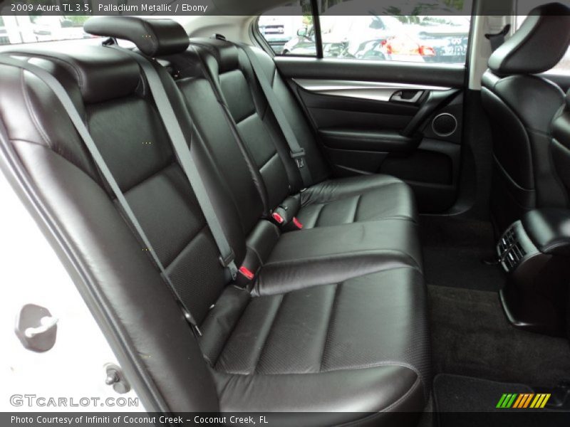 Palladium Metallic / Ebony 2009 Acura TL 3.5
