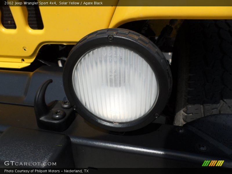 Solar Yellow / Agate Black 2002 Jeep Wrangler Sport 4x4