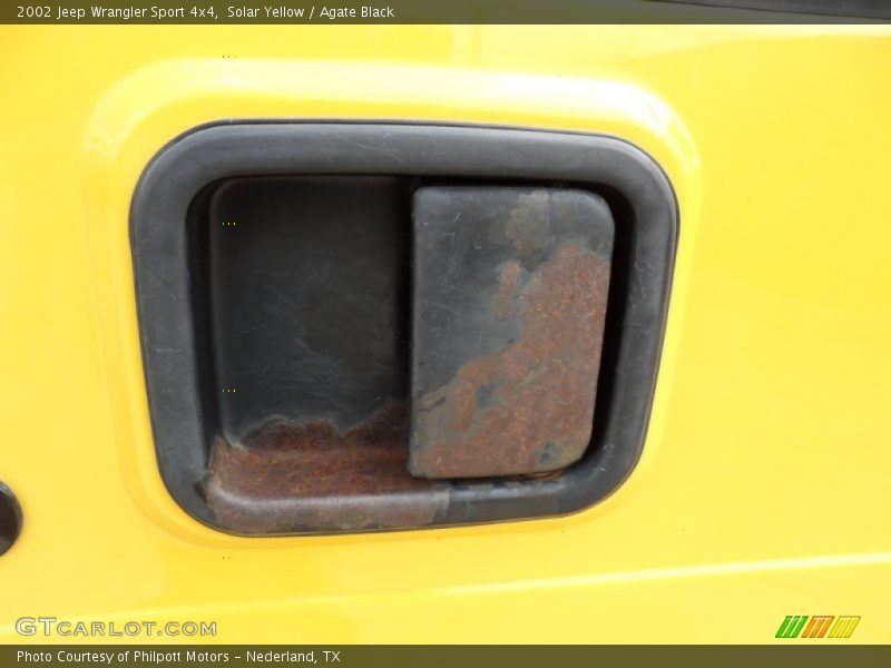 Solar Yellow / Agate Black 2002 Jeep Wrangler Sport 4x4