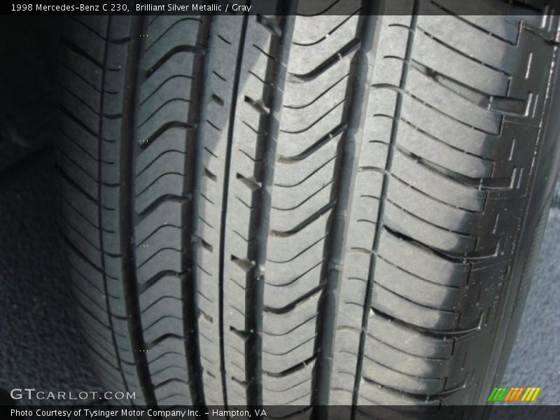 Brilliant Silver Metallic / Gray 1998 Mercedes-Benz C 230