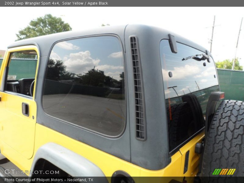 Solar Yellow / Agate Black 2002 Jeep Wrangler Sport 4x4
