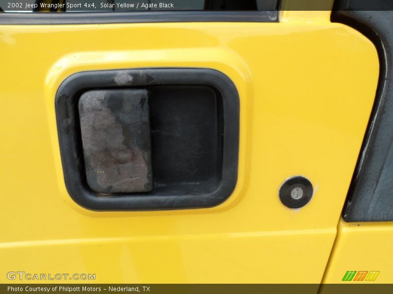 Solar Yellow / Agate Black 2002 Jeep Wrangler Sport 4x4