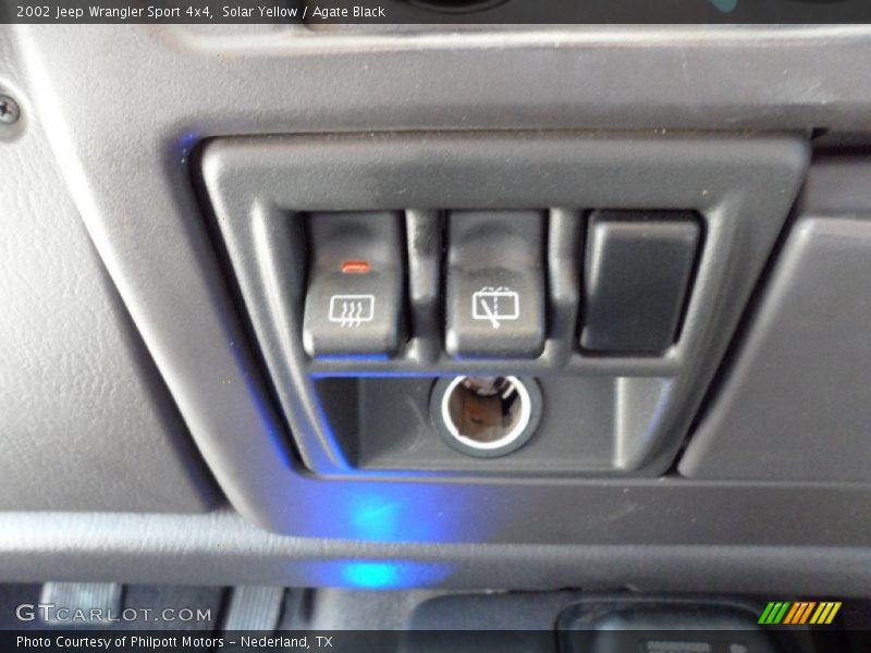 Solar Yellow / Agate Black 2002 Jeep Wrangler Sport 4x4