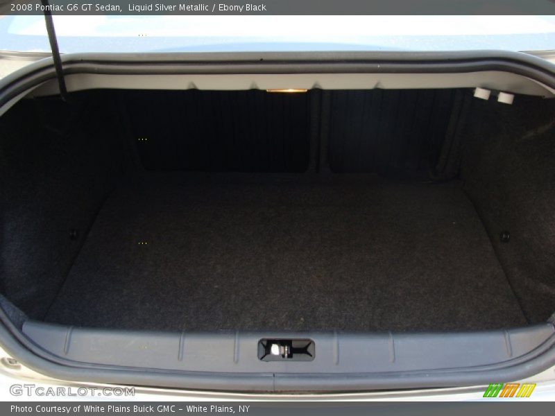 Liquid Silver Metallic / Ebony Black 2008 Pontiac G6 GT Sedan