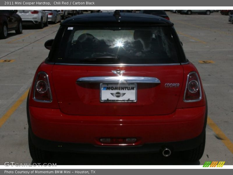 Chili Red / Carbon Black 2011 Mini Cooper Hardtop