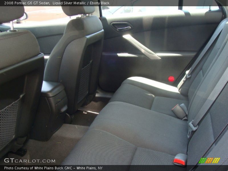 Liquid Silver Metallic / Ebony Black 2008 Pontiac G6 GT Sedan