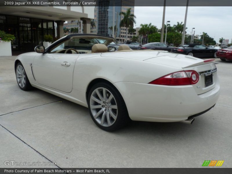 Porcelain / Caramel 2009 Jaguar XK XK8 Convertible