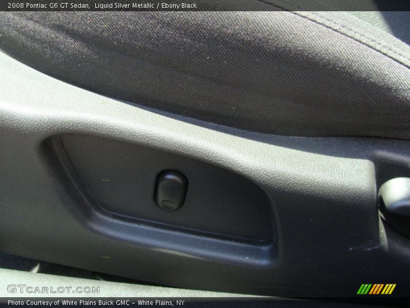 Liquid Silver Metallic / Ebony Black 2008 Pontiac G6 GT Sedan