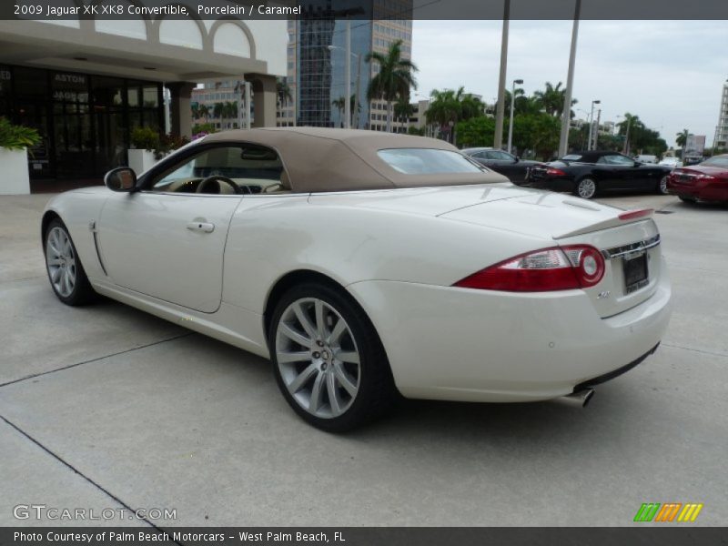 Porcelain / Caramel 2009 Jaguar XK XK8 Convertible