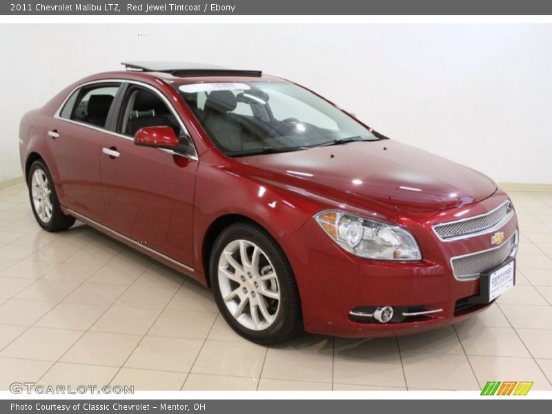 Red Jewel Tintcoat / Ebony 2011 Chevrolet Malibu LTZ