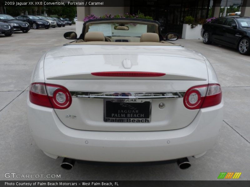 Porcelain / Caramel 2009 Jaguar XK XK8 Convertible