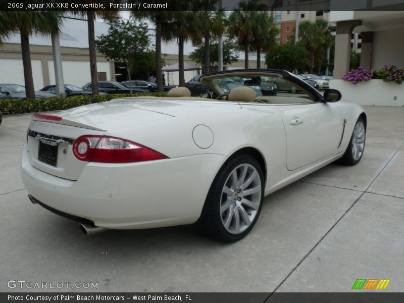 Porcelain / Caramel 2009 Jaguar XK XK8 Convertible