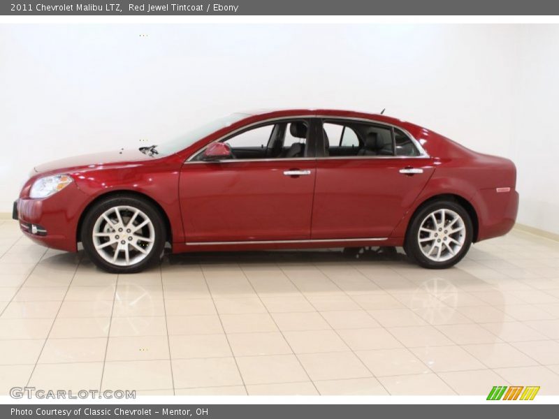 Red Jewel Tintcoat / Ebony 2011 Chevrolet Malibu LTZ