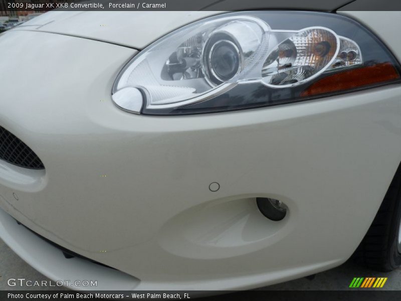 Porcelain / Caramel 2009 Jaguar XK XK8 Convertible