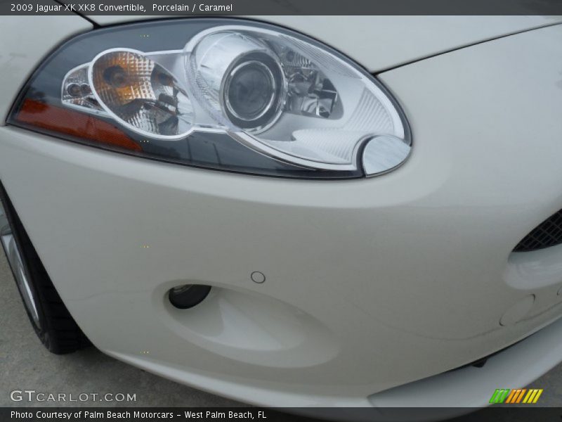Porcelain / Caramel 2009 Jaguar XK XK8 Convertible